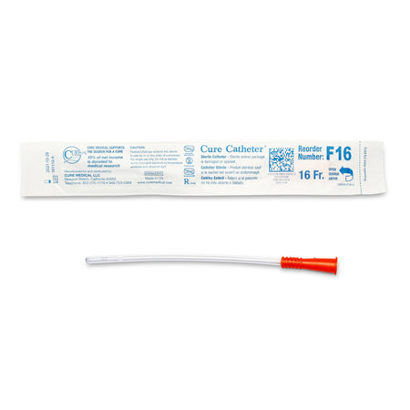 ConvaTec F16 Cure Catheter Urethral Catheter, 16 Fr., Female, Straight