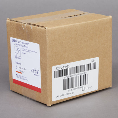 BD Microtainer® Capillary Blood Collection Tube Plain 250 µL to 500 µL BD Microgard™ Closure Plastic Tube