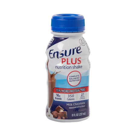 Abbott Nutrition 57266 Ensure Plus Therapeutic Nutrition, Chocolate, 8-ounce bottle