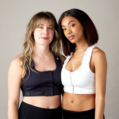 Larissa™ Post-Surgical Bra, White, X-Large