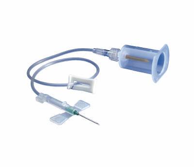 ICU Medical 982512 Saf-T Wing Blood Collection Set with Holder, 25 Gauge, ¾-inch needle length