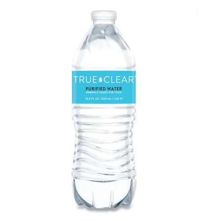 Lagasse TCLTRC05L24PLT True Clear Purified Water, 16.9-ounce bottle