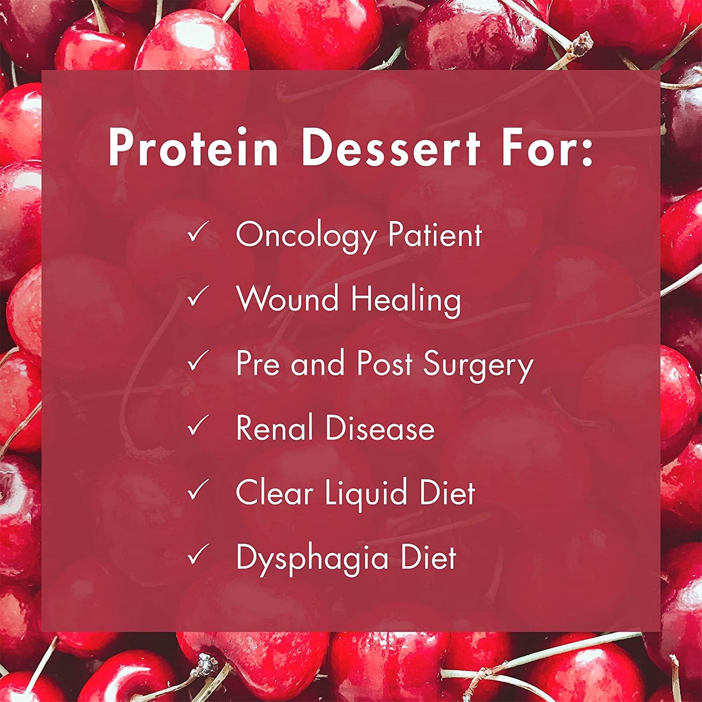 Gelatein® Plus Cherry High Protein Gelatin, 4-ounce cup