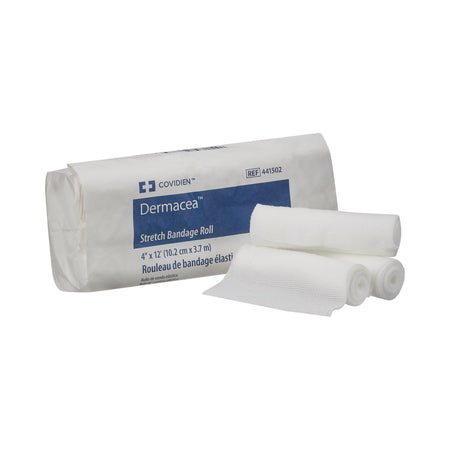 Cardinal 441502 Dermacea Conforming Bandage, 4 Inch x 4 Yard, 1-Ply