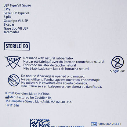 Dermacea™ Sterile USP Type VII Gauze Sponge, 2 x 2 Inch, 8-Ply