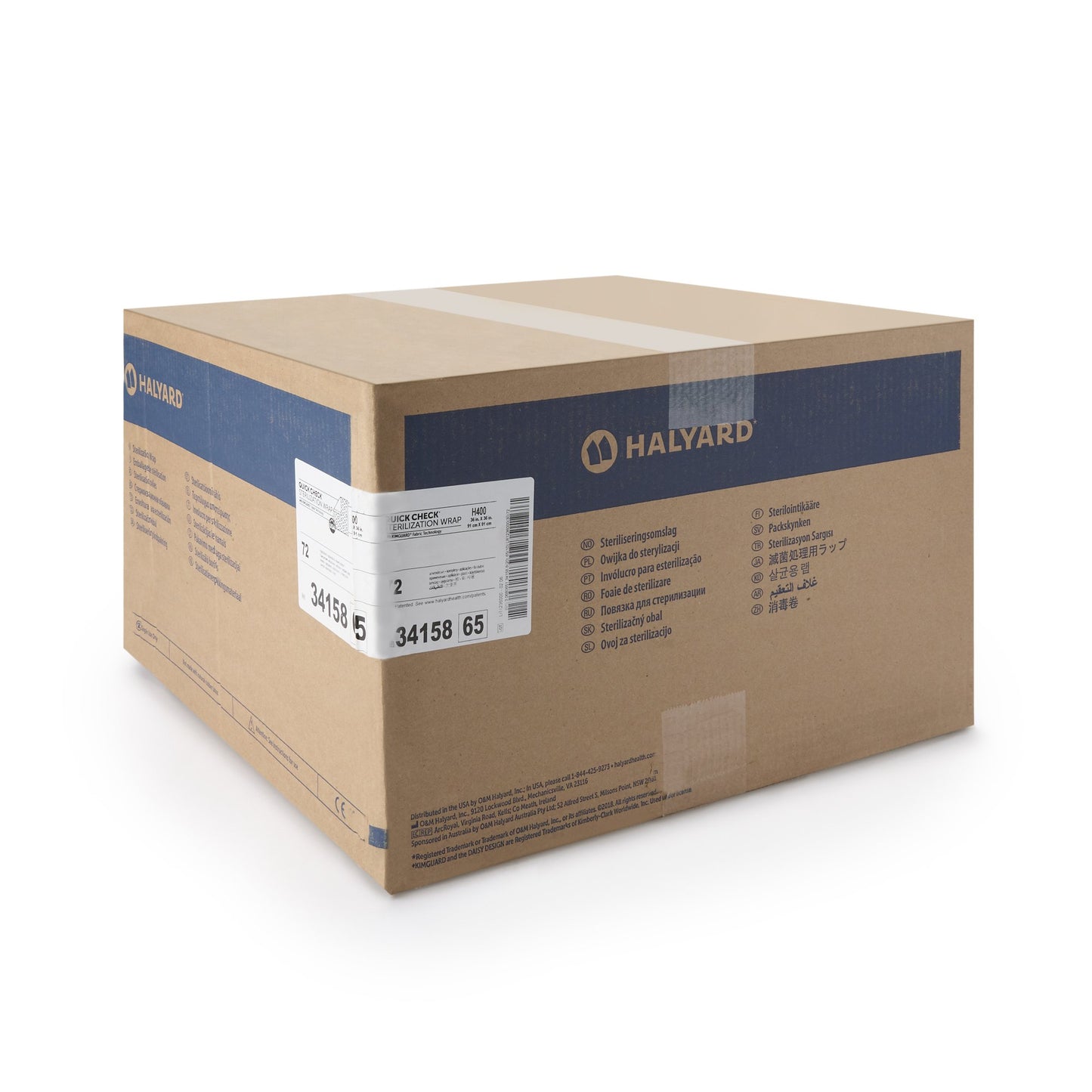 Quick Check H400 Sterilization Wrap, 36 x 36 Inch