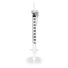 Safety Tuberculin Syringe with Needle McKesson Prevent® SG 1 mL 1/2 Inch 27 Gauge Sliding Safety Needle Regular Wall