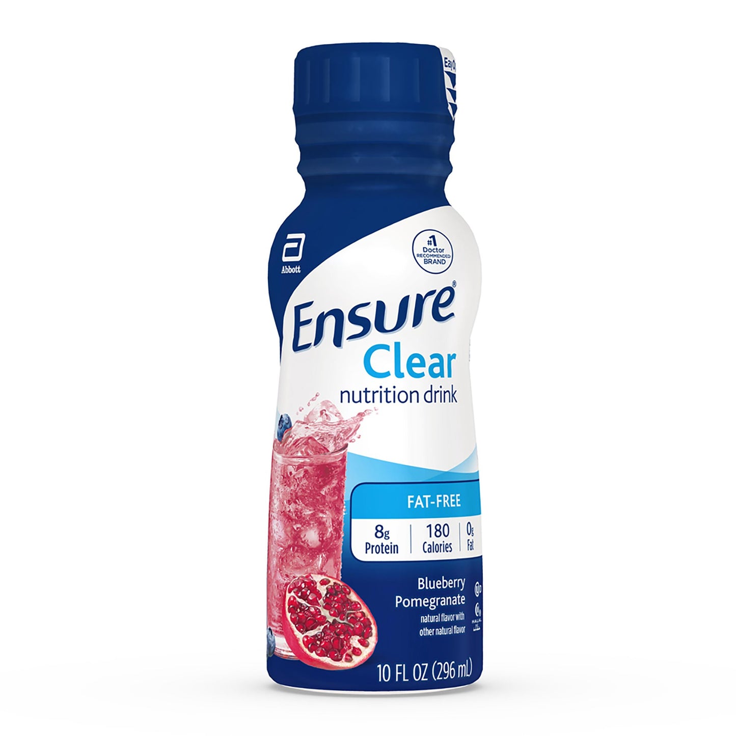 Ensure® Clear Therapeutic Nutrition, Blueberry Pomegranate, 10-ounce bottle