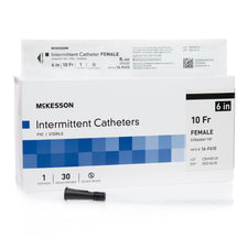 McKesson Urethral Catheter, 10 Fr., Female, Straight