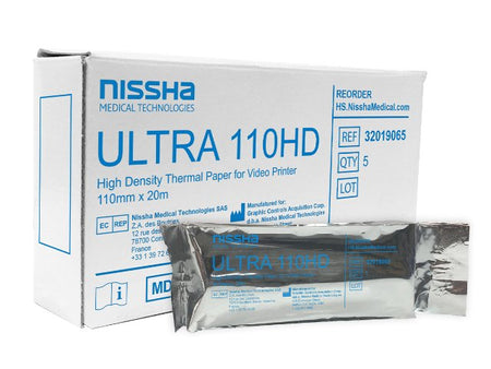 Graphic Controls Industrial 32019065 Ultrasound Video Paper Nissha Roll High Density Without Grid