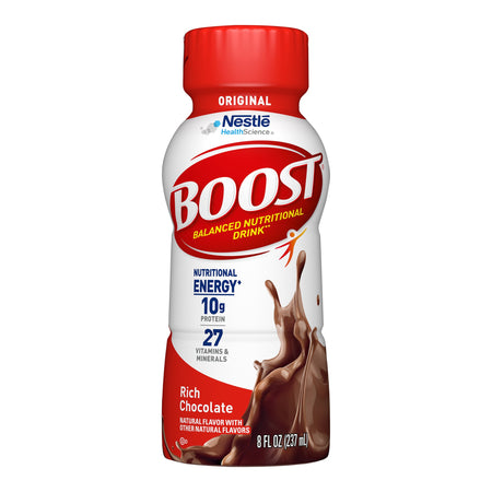 Nestle Healthcare Nutrition 00043900169729 Boost Original Chocolate Balanced Nutritional Drink, 8-ounce carton