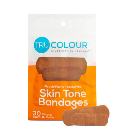 Tru-Colour TCB-121 TruColour Brown Adhesive Strip, 1 x 3 Inch