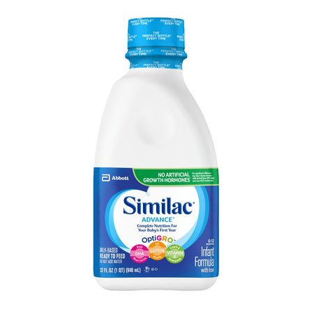 Abbott Nutrition 53363 Similac Advance 20 Ready to Use Infant Formula, 1-quart bottle