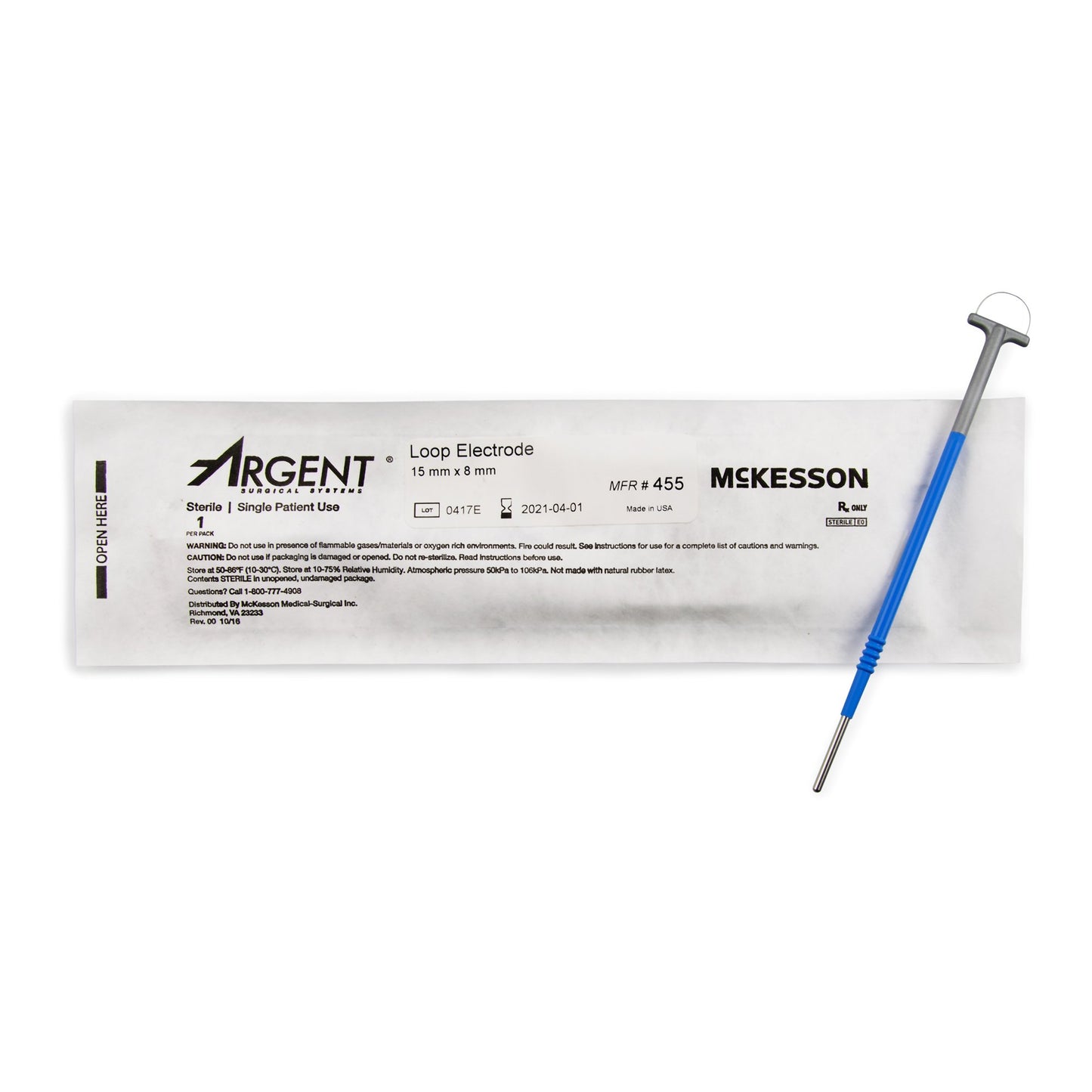 McKesson Argent™ Disposable Lletz Loop Electrode