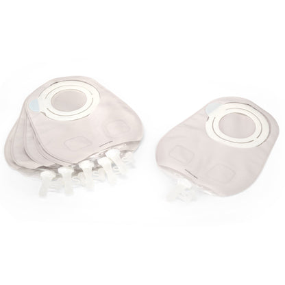 SenSura® Mio Flex 2-Piece Transparent Urostomy Pouch, Green Match