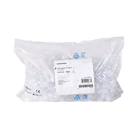 McKesson 177-110711 Polystyrene Sample Cup, 0.25 mL