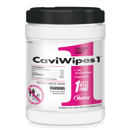 CaviWipes1 Surface Disinfectant, Alcohol Based, nonsterile, Disposable by Metrex Research product image