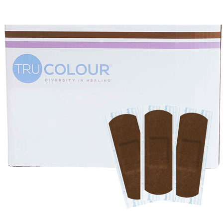 Tru-Colour TCB-PB1500 TruColour Dark Brown Adhesive Strip, 1 x 3 Inch