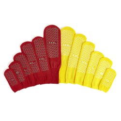 Medline MDTPS4B05FPY Fall Management Slipper Socks