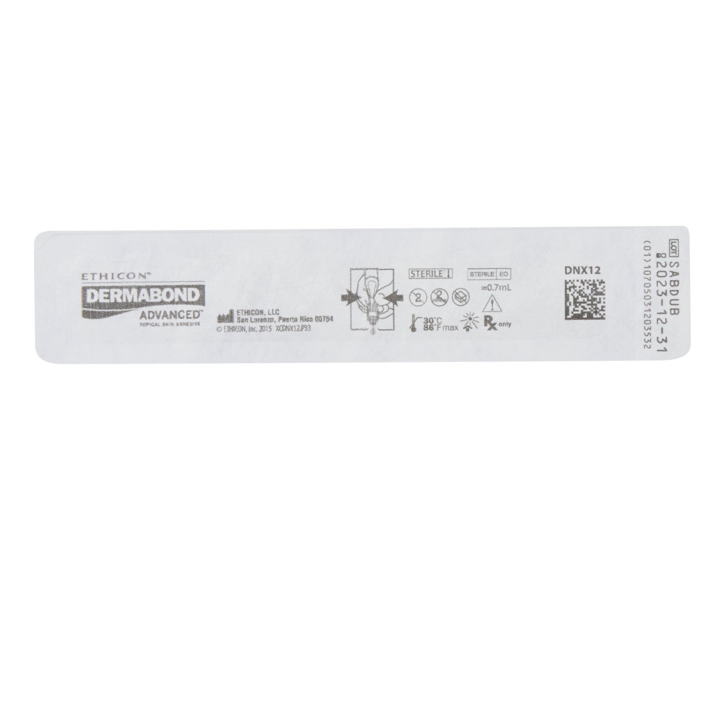 Ethicon DNX12 Dermabond Advanced™ Topical Skin Adhesive 0.7 mL