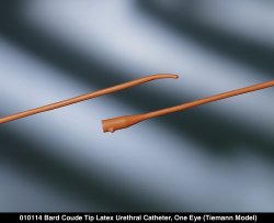 Bard 10118 Urethral Catheter, 18 Fr., Tiemann Tip