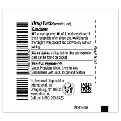 Sani-Hands® Hand Sanitizing Wipes, Ethyl Alcohol, Unscented, 5 X 8 Inch