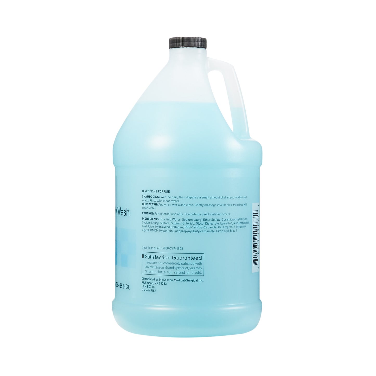 McKesson two-in-one shampoo and Body Wash, Summer Rain Scent, 1 Gallon Jug