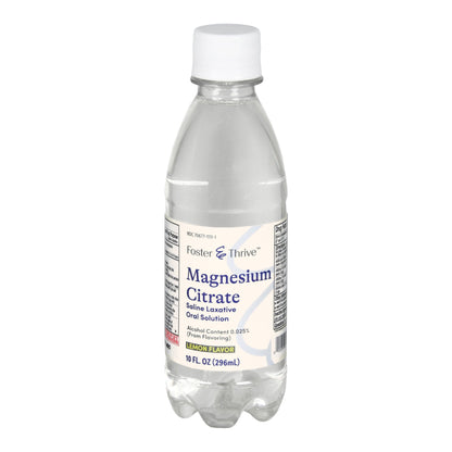 Foster & Thrive™ Magnesium Citrate Laxative, Lemon Flavor, 10-ounce bottle