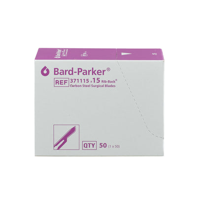 Bard-Parker® 371115 Carbon Rib-Back® Blade, Size 15