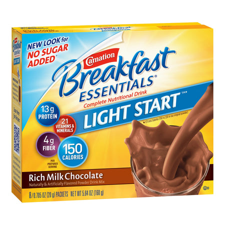 Nestle Healthcare Nutrition 1.005E+13 Carnation Breakfast Essentials Light Start Chocolate Nutritional Drink