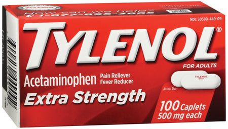 Johnson & Johnson Consumer 304490900 Tylenol Extra Strength Caplets
