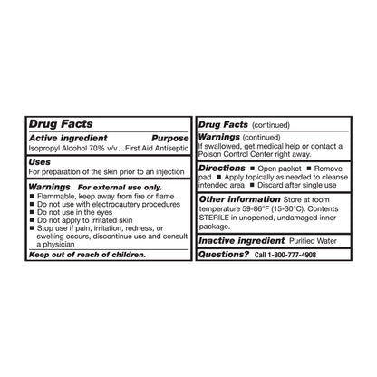 McKesson Alcohol Prep Pad, Isopropyl Alcohol, 70%, Medium by McKesson Brand product image - view 5
