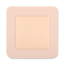Optifoam® Adhesive with Border Foam Dressing, 4 x 4 Inch