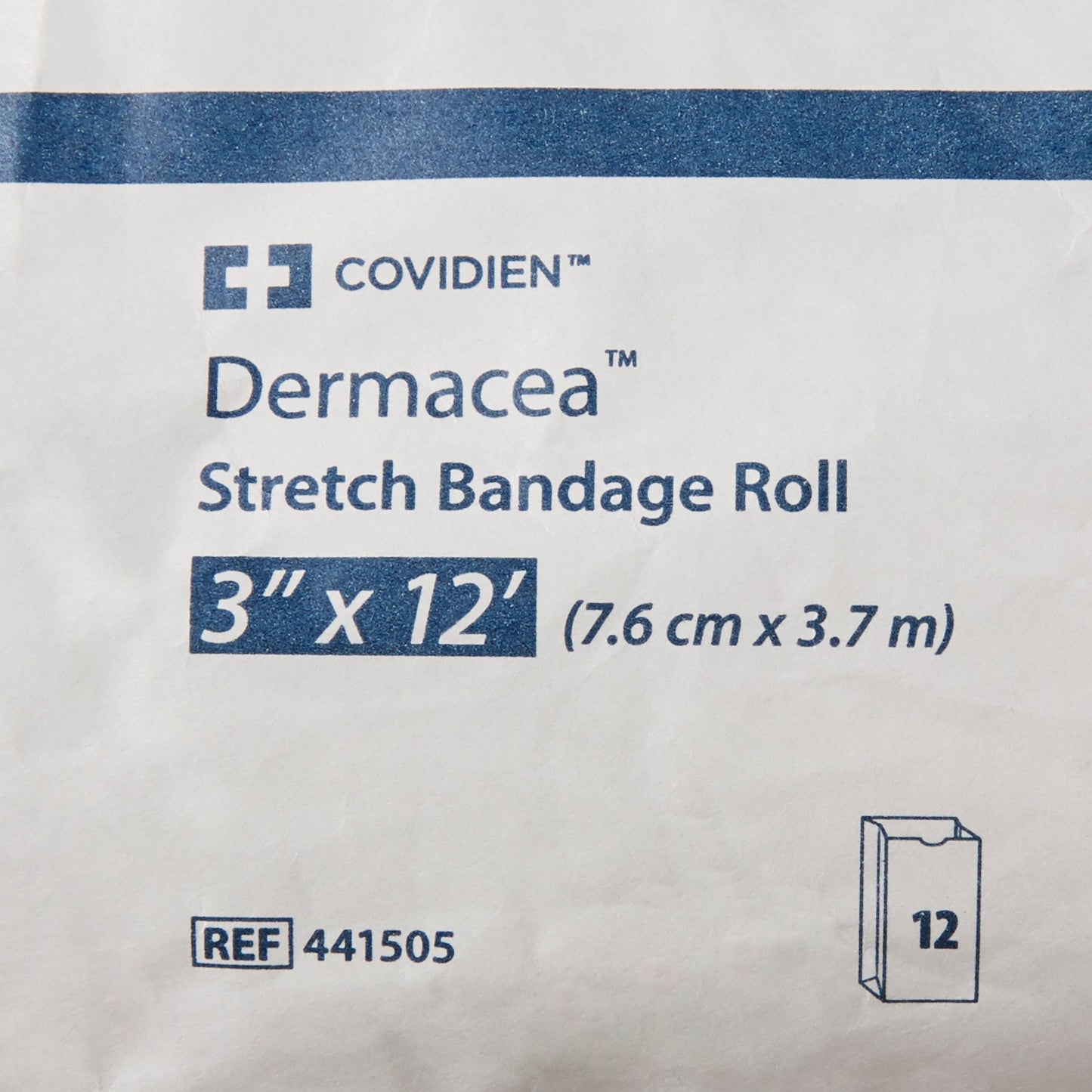 Dermacea™ Sterile Conforming Bandage, 3 Inch x 4 Yard, 1-Ply