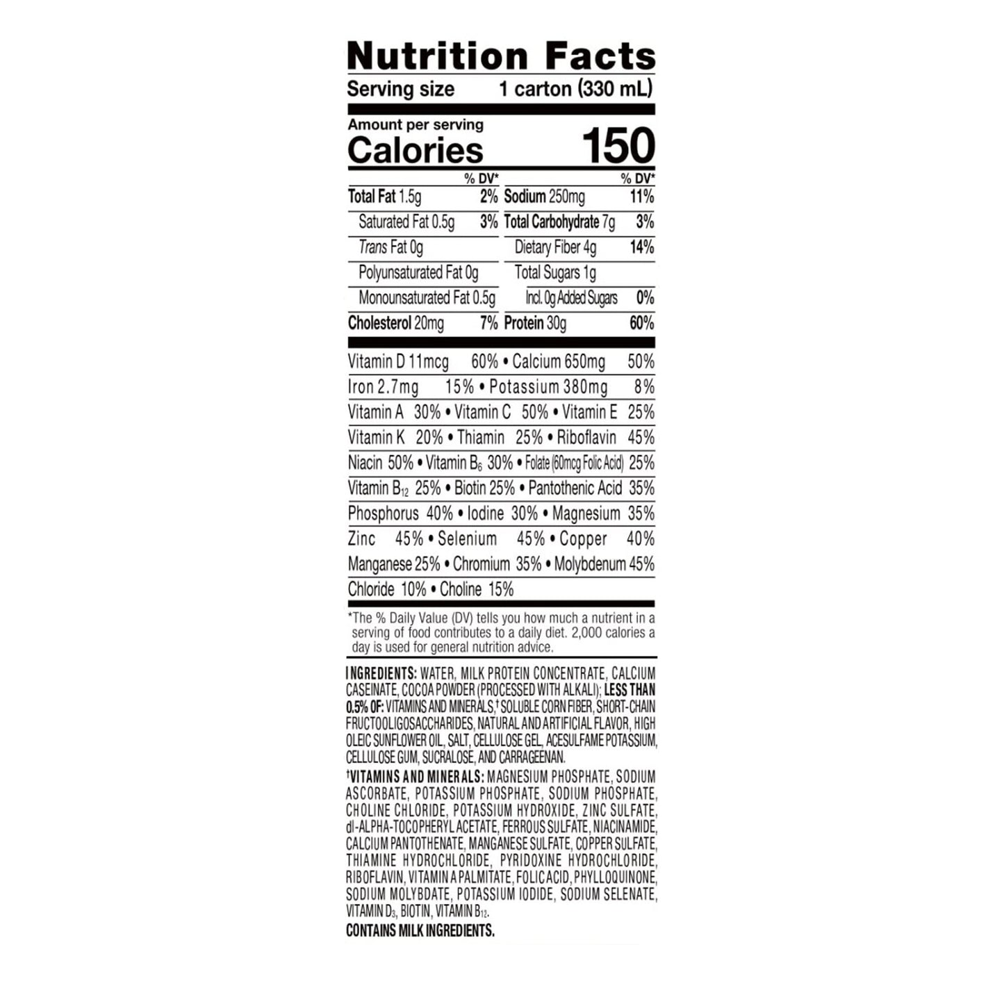Ensure® Max Protein Nutrition Shake, Chocolate, 11-ounce carton
