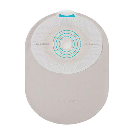 Coloplast 891185 SenSura Mio Flat 1-Piece Opaque Ostomy Pouch, 15 – 45mm Stomas