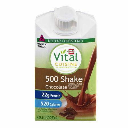 Lyons Magnus LLC 72502 Vital Cuisine 500 Shake Chocolate Nutrition and Recovery, 8.45 oz. Carton