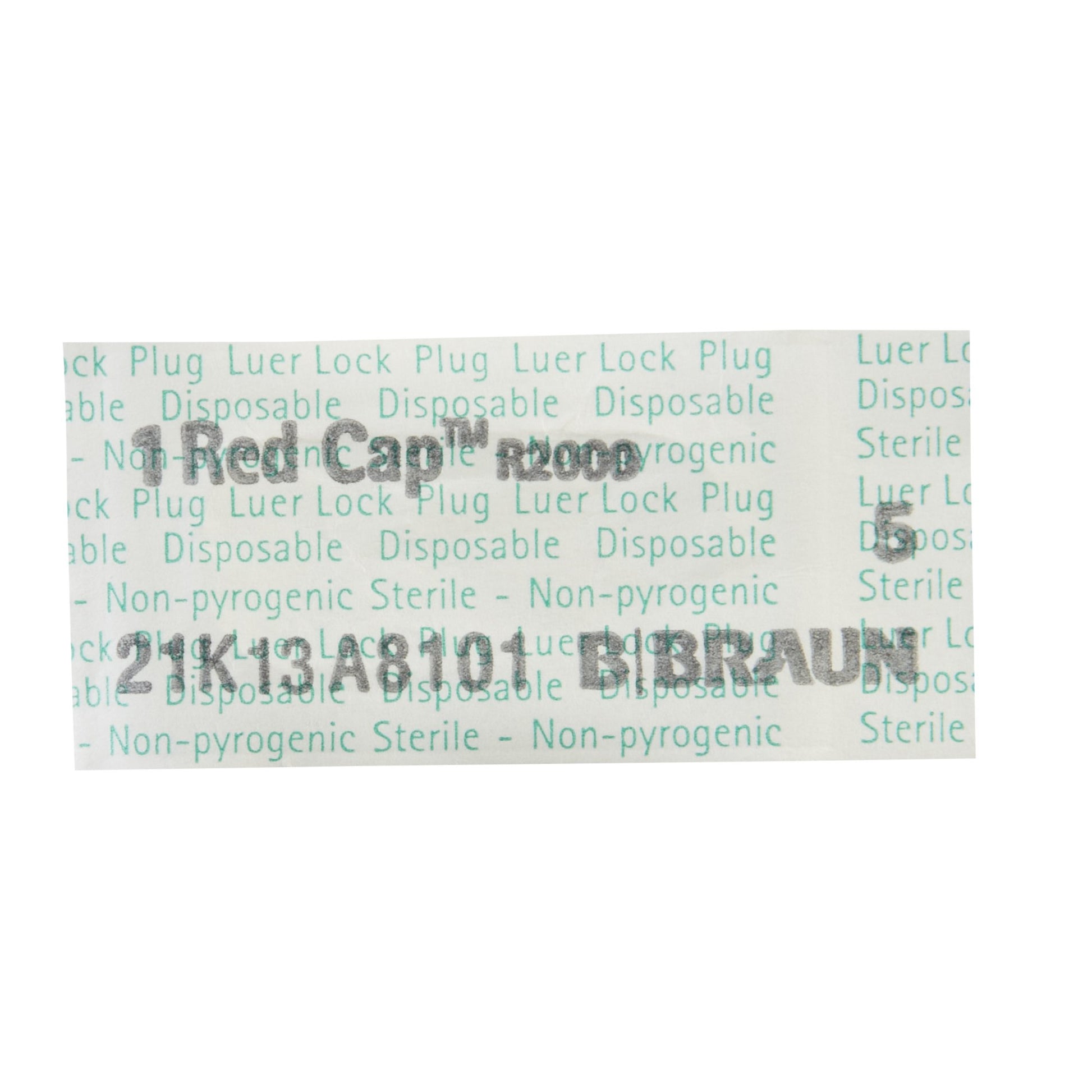 Dual Function Red Cap Luer Replacement Cap by B. Braun product image - view 3