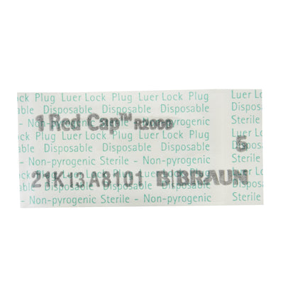 Dual Function Red Cap Luer Replacement Cap by B. Braun product image - view 3