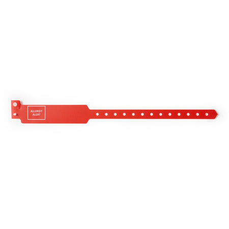 Sentry® SuperBand® Allergy Alert Identification Band, 11-1/2 Inch, Red