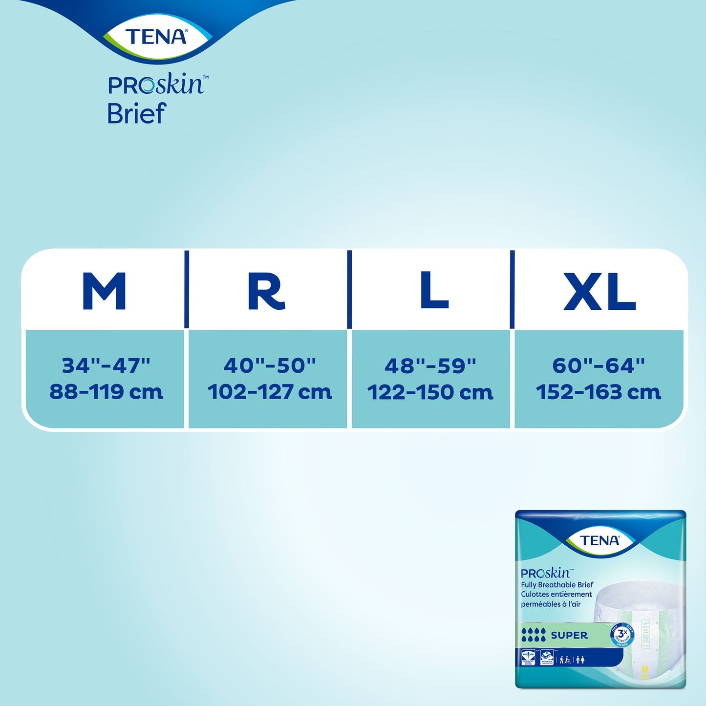 TENA Super Adult Heavy-Absorbent Incontinence Brief, Medium