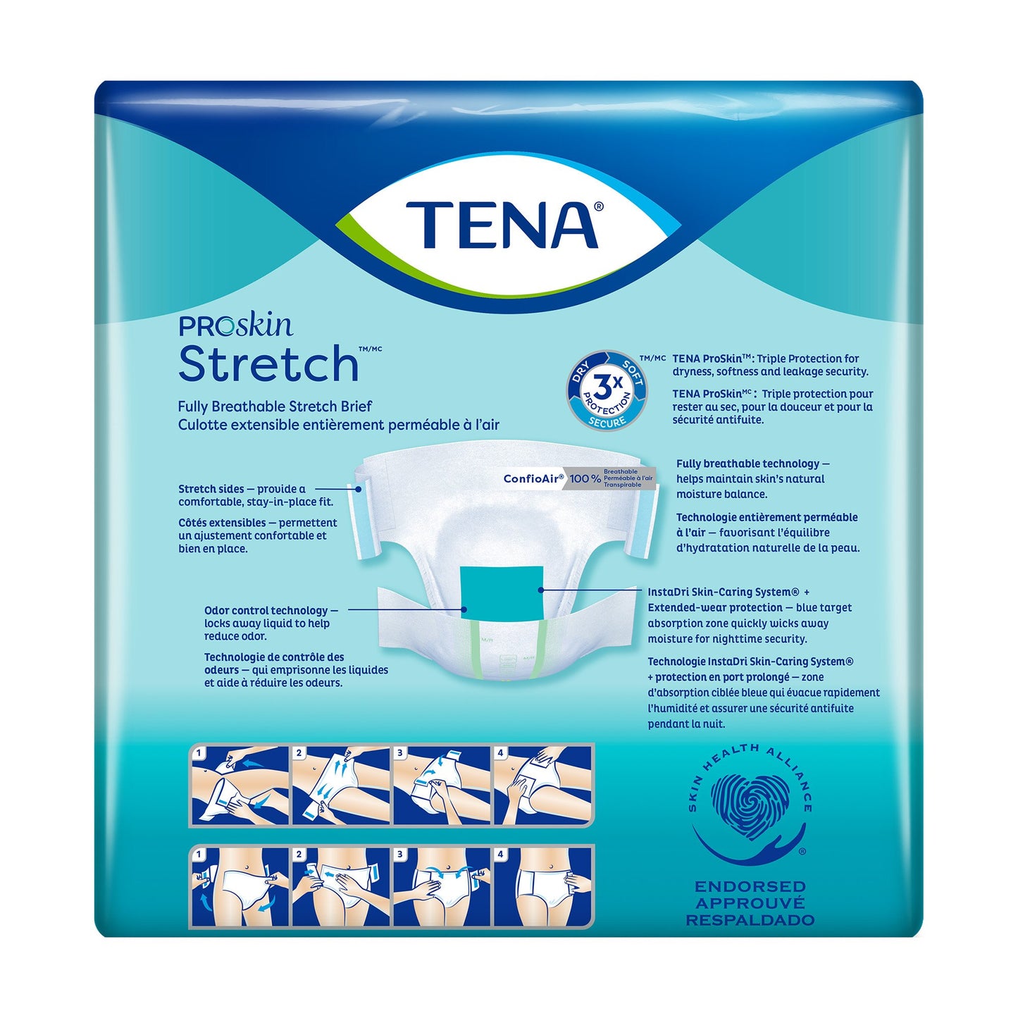 Tena® ProSkin Stretch™ Super Incontinence Brief, Large / Extra Large