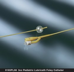 Bard 0165PL10 Bardex Lubricath Foley Catheter, 10 Fr., Short, Standard