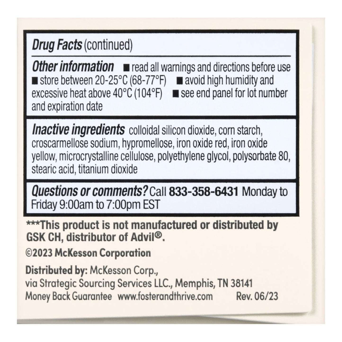 Foster & Thrive™ Ibuprofen 200 mg Coated Caplets
