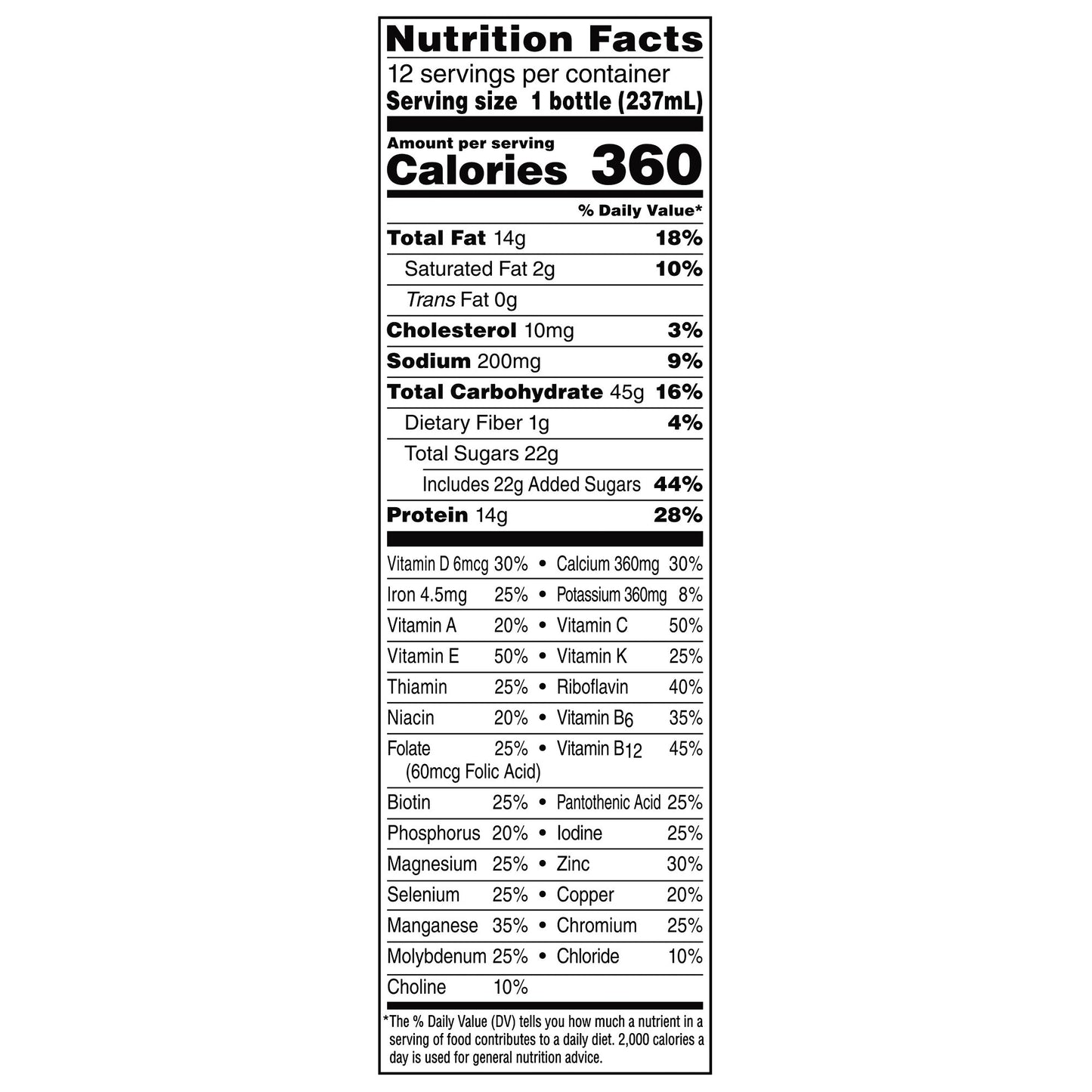 Boost® Plus Vanilla Balanced Nutritional Drink, 8 oz. Bottle