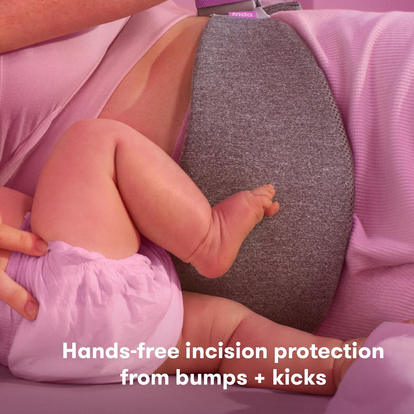 Hot / Cold Therapy Wrap Frida Mom Stomach / Back One Size Fits Most 22 to 44 Inch Strap Adjustment Fabric / Elastic Reusable