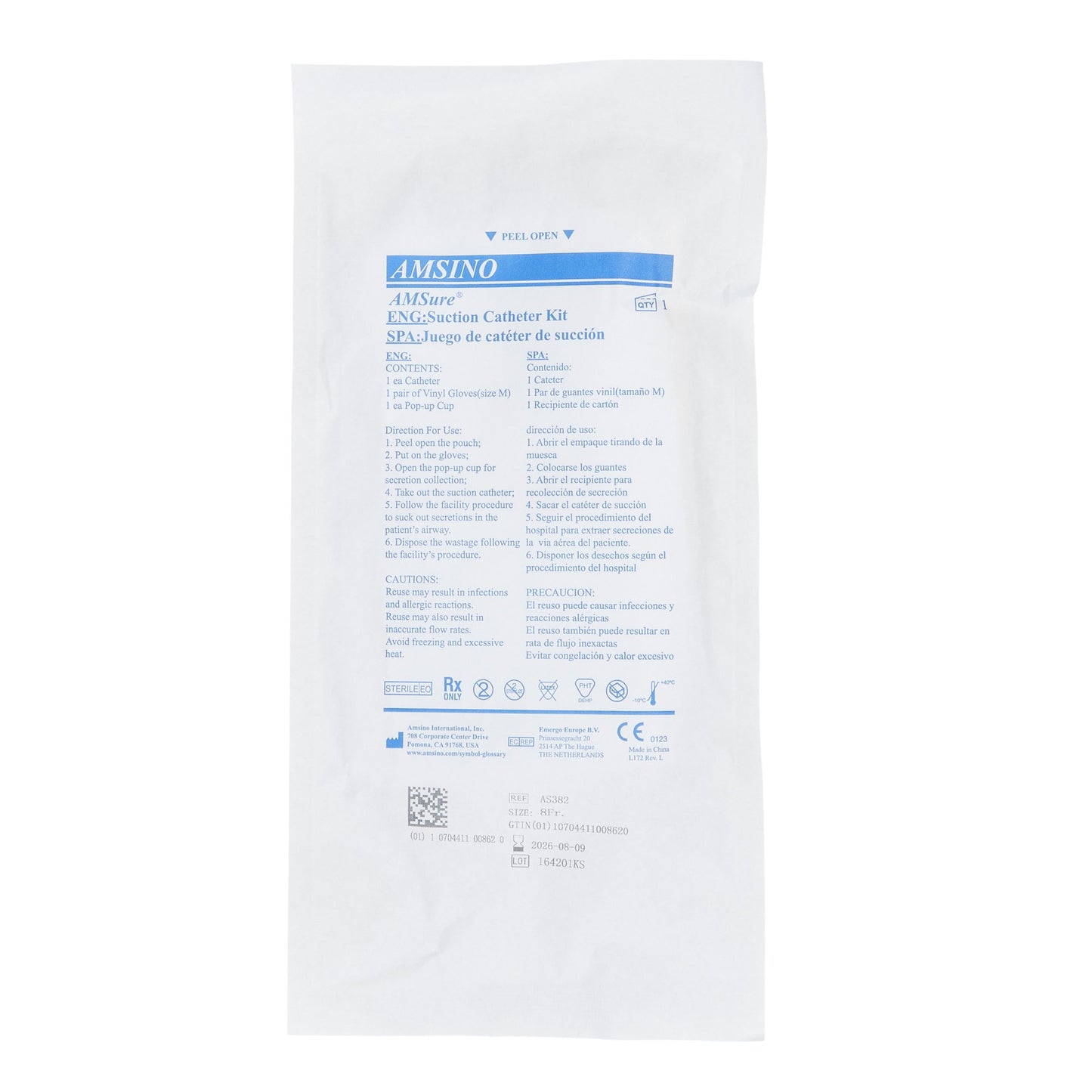 AMSure® Suction Catheter Kit, 8 Fr.