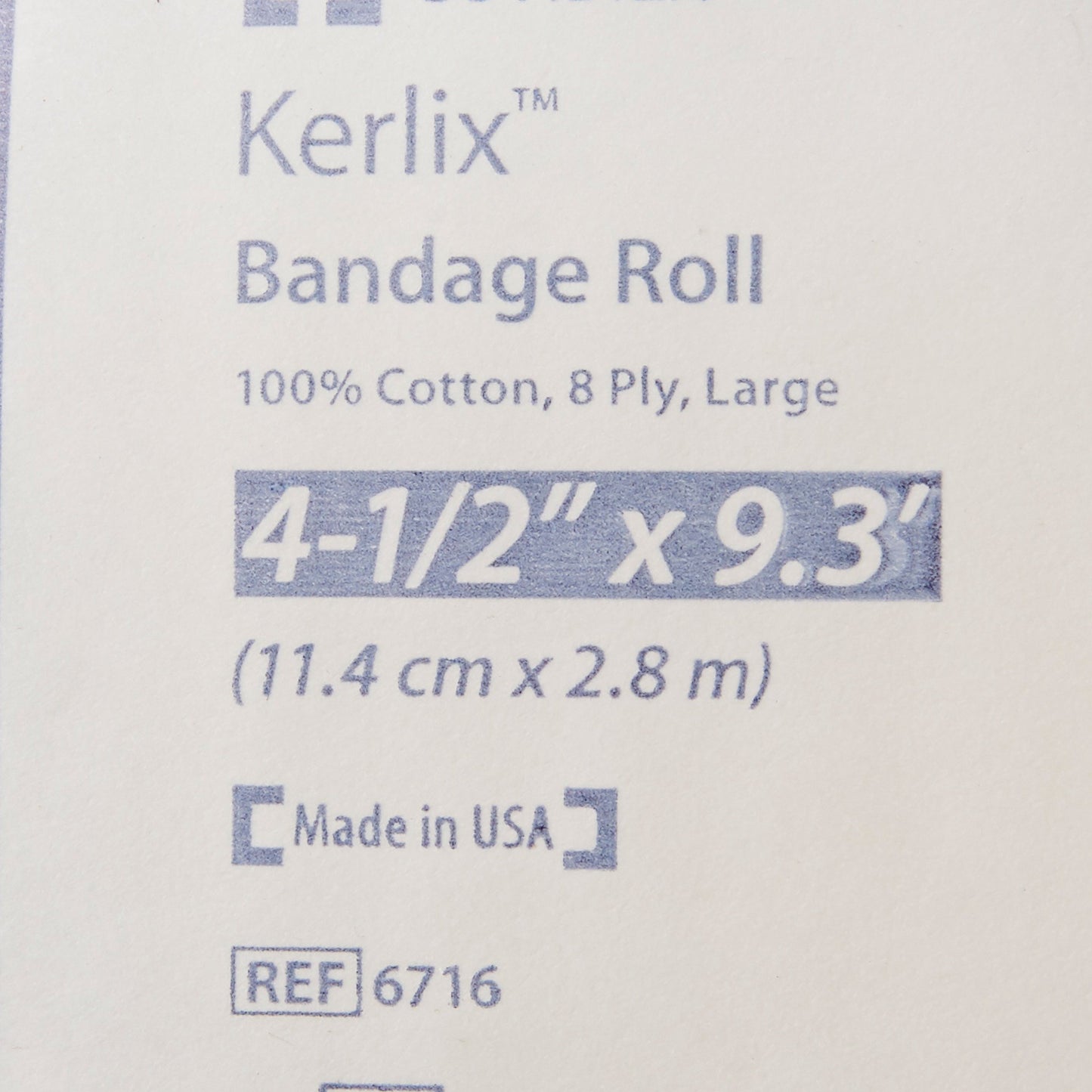 Kerlix™ Sterile Fluff Bandage Roll, 4-1/2 Inch x 3-1/10 Yard, 8-Ply