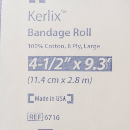 Kerlix™ Sterile Fluff Bandage Roll, 4-1/2 Inch x 3-1/10 Yard, 8-Ply
