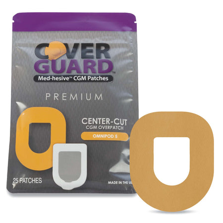 Veridian Healthcare LLC 101-300T Sensor Overpatch CoverGuard Tan For Omnipod 5 Sensor